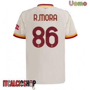AS Roma Rodrigo Mora #86 Seconda Maglia 2026-27 Manica Corta AS Roma Rodrigo Mora #86 Seconda Maglia 2026-27 Manica Corta